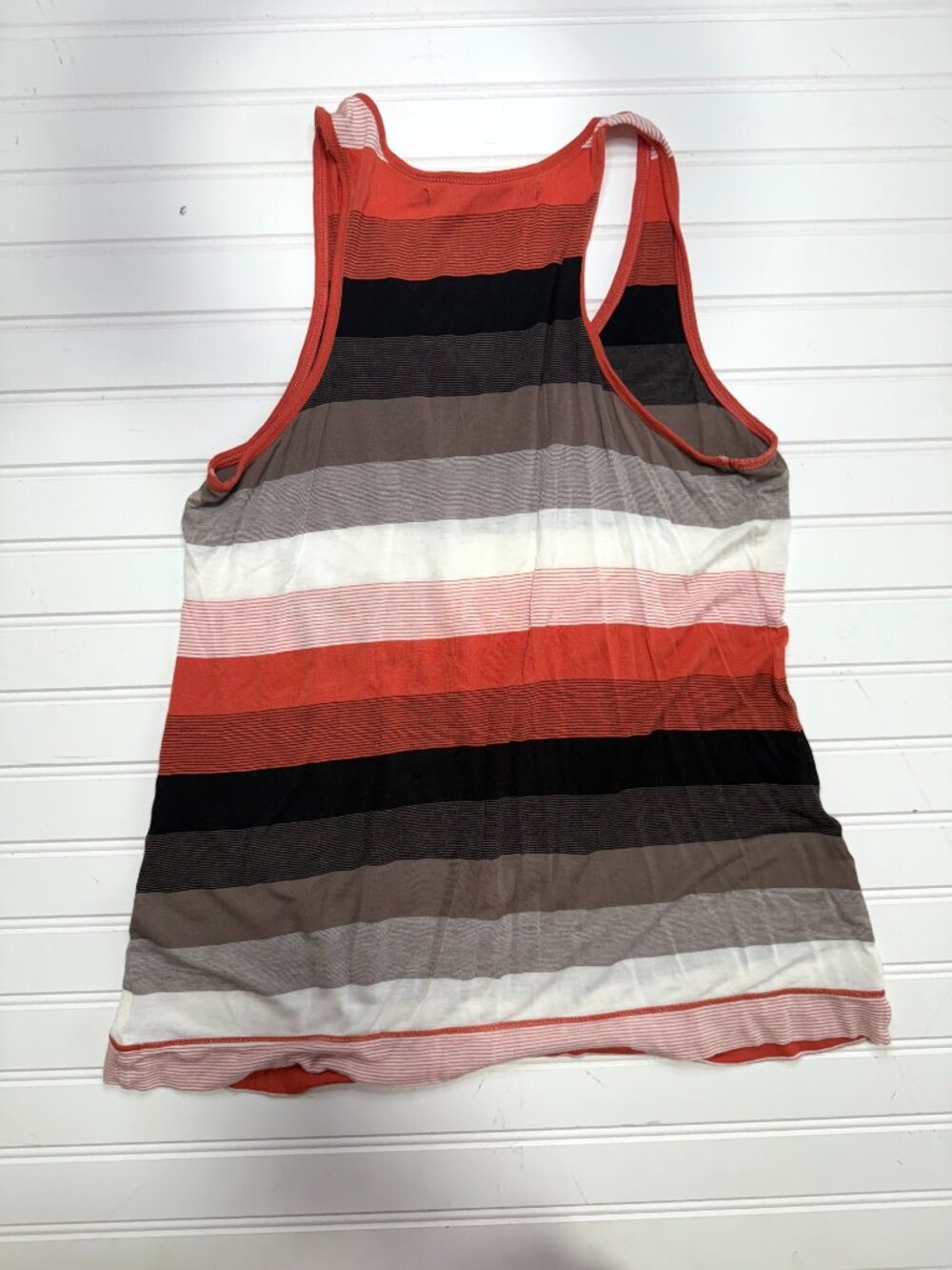 Chelsea & Violet Striped Tank Top Pocket Casual Boho Size L - Picture 5 of 5